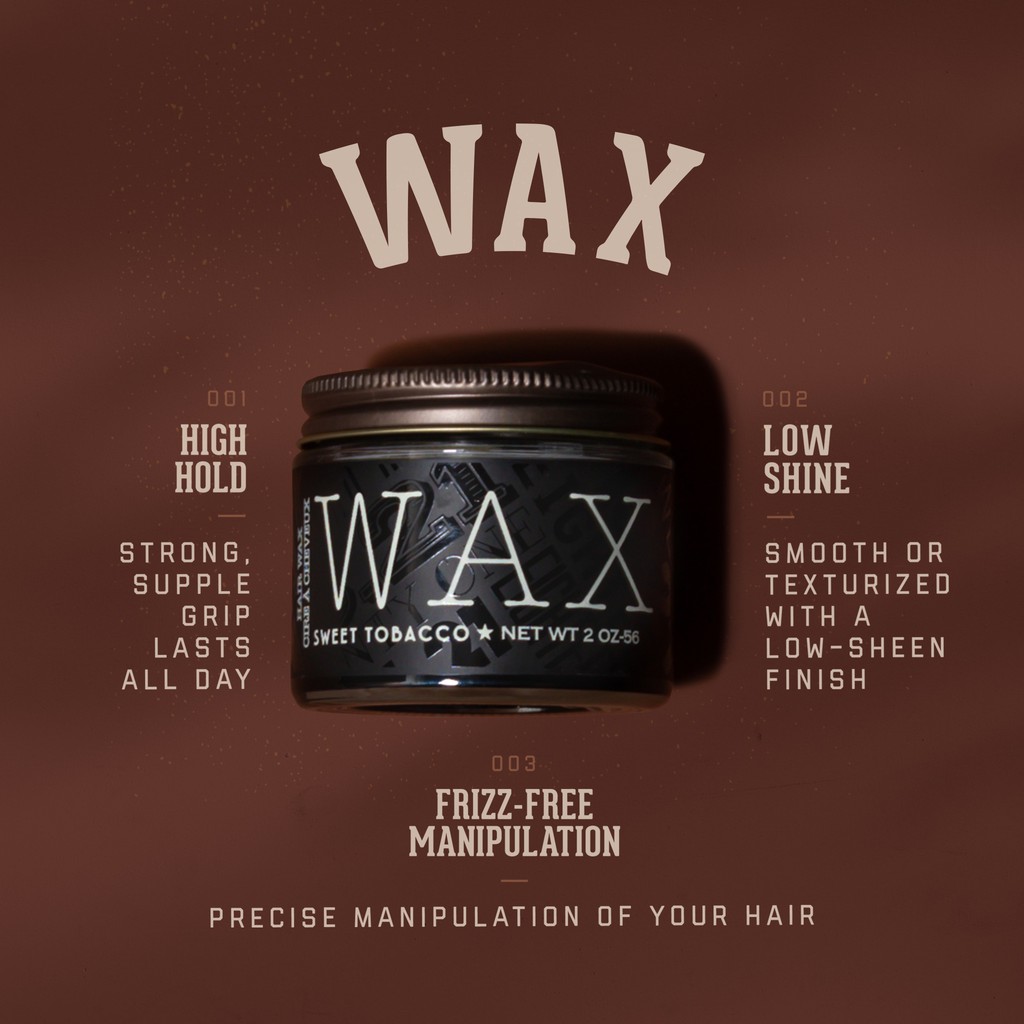 Sáp Vuốt Tóc Nam 18.21 MAN MADE Wax Sweet Tocbaco 56g + Xịt Dưỡng Tóc AZENMAN Parana 20ml + Lược Chải Tóc Texture