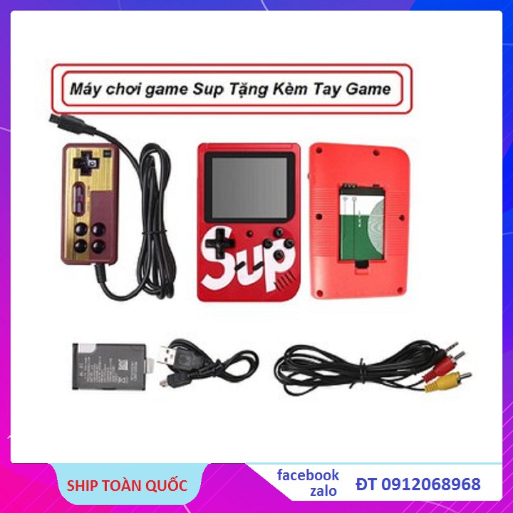 MÁY CHƠI GAME 4 NÚT CẦM TAY SUP GAME BOX 400 IN 1 PLUS