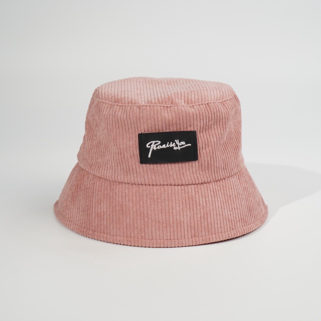 Mũ bucket trơn Nón tai bèo vành cụp PromissYou Chất Nhung Hagu tăm cao cấp 425 nhiều màu sắc Ulzzang form unisex nam nữ