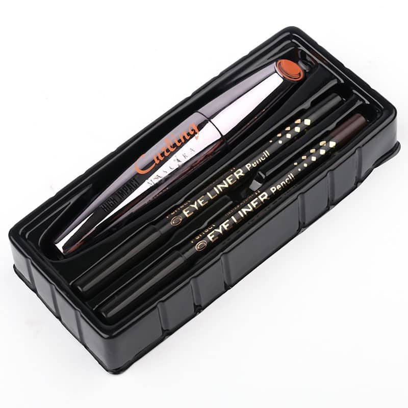 Bộ Trang Điểm Mắt 3 Món (Mascara Chuốt Mi Và Chì Kẻ Viền Mắt Eyeliner Nâu + Đen) | BigBuy360 - bigbuy360.vn