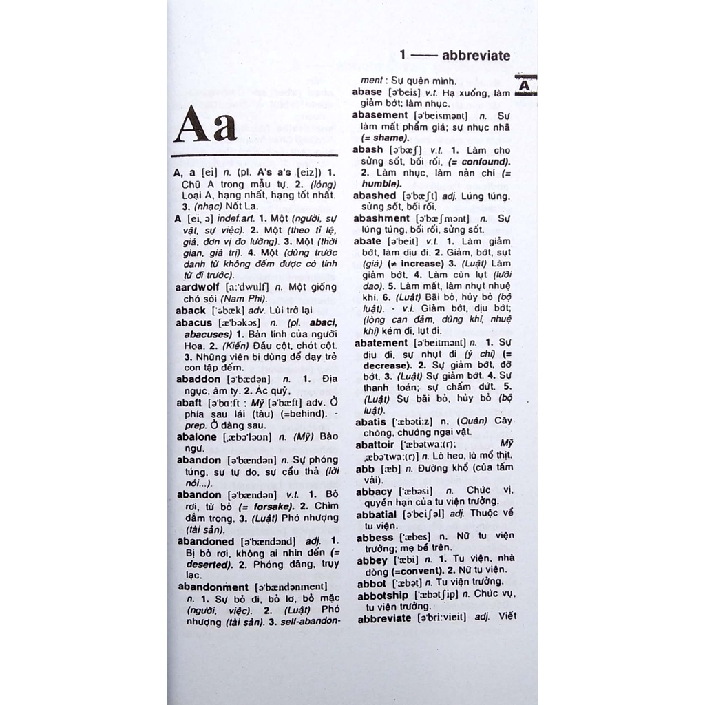 Sách Từ Điển Anh - Việt Khoảng 299.000 Từ