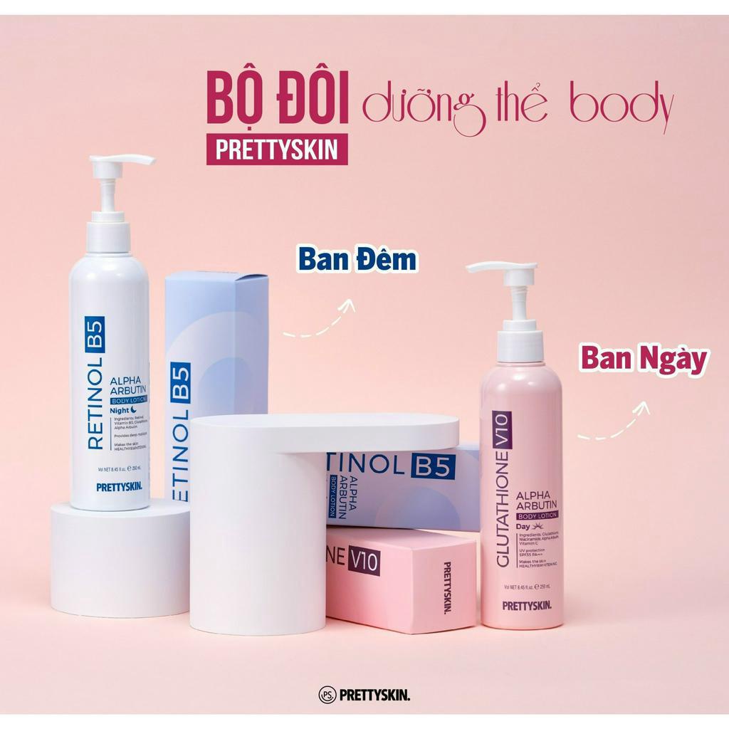 Bộ đôi dưỡng thể body Prettyskin