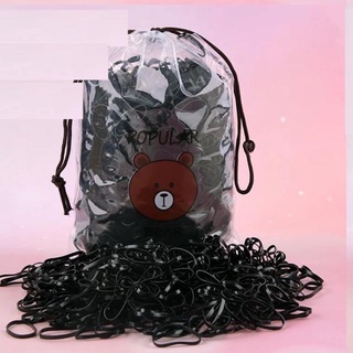 Dây thun cột tóc nhiều màu - Túi 200g / 4000 dây thun