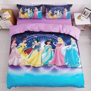 Bộ Chăn Ga Gối Cotton Magic 3D Công Chúa Bạch Tuyết
