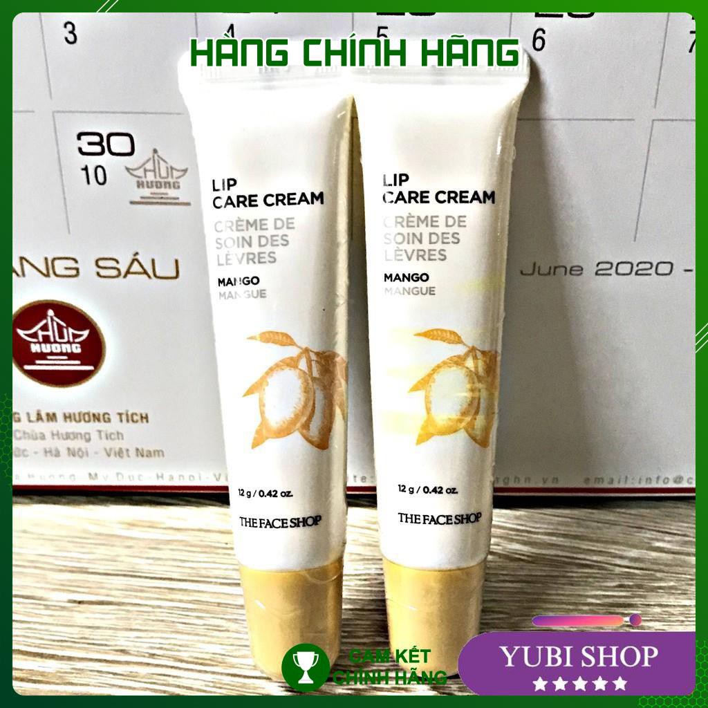 [HÀNG AUTH] Dưỡng Môi The Face Shop - Son dưỡng môi làm mềm môi THEFACESHOP LIP CARE CREAM 12g