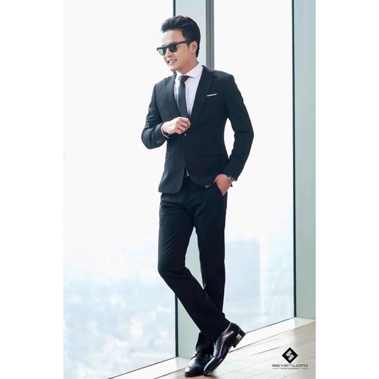 [sale off]  Áo vest nam màu xanh than, màu đen đẹp. Chất vẢi mềm, mịn đẹp