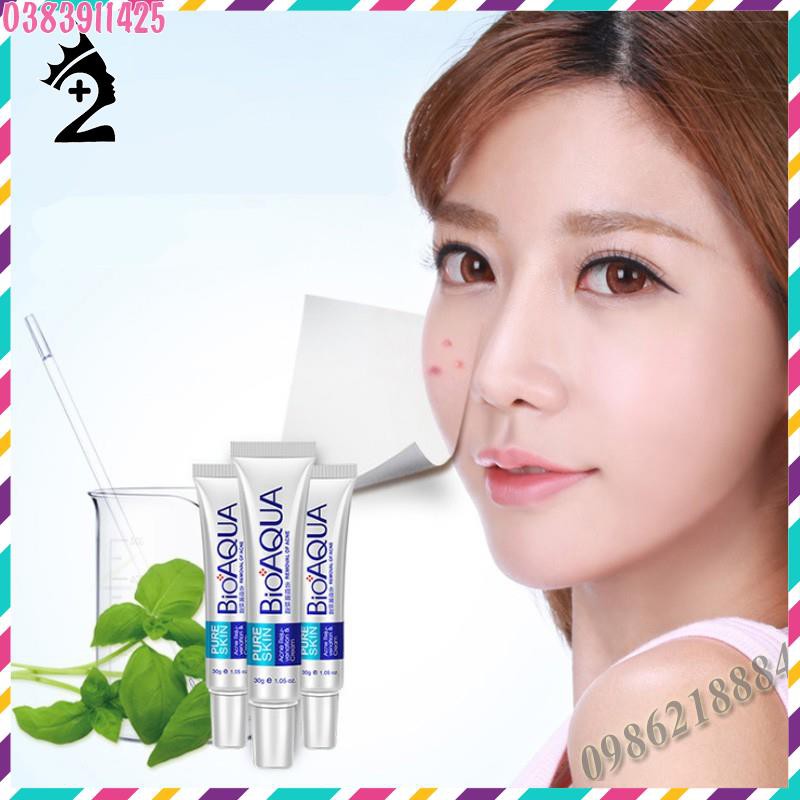 Kem mụn trứng cá Pure Skin Bioaqua TPP | BigBuy360 - bigbuy360.vn