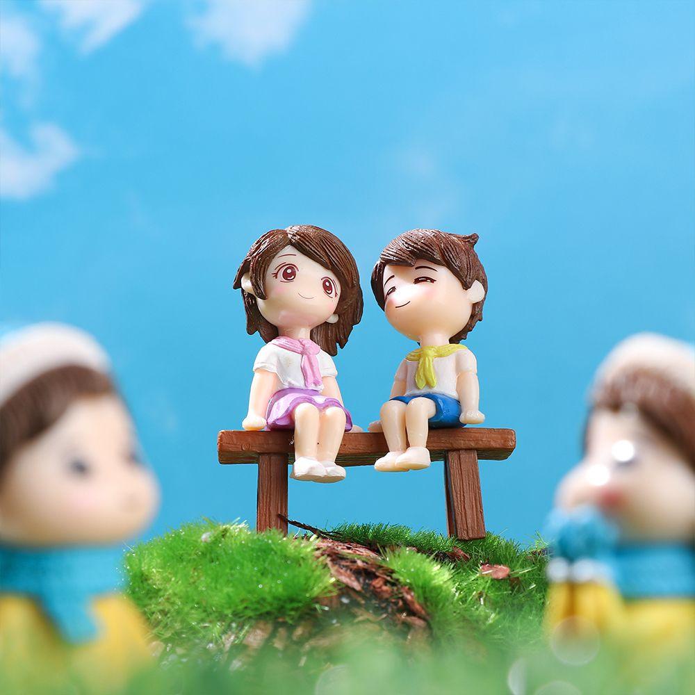 Mô Hình Cặp Đôi Xinh Xắn Cho Trang Trí Vườn Nhà