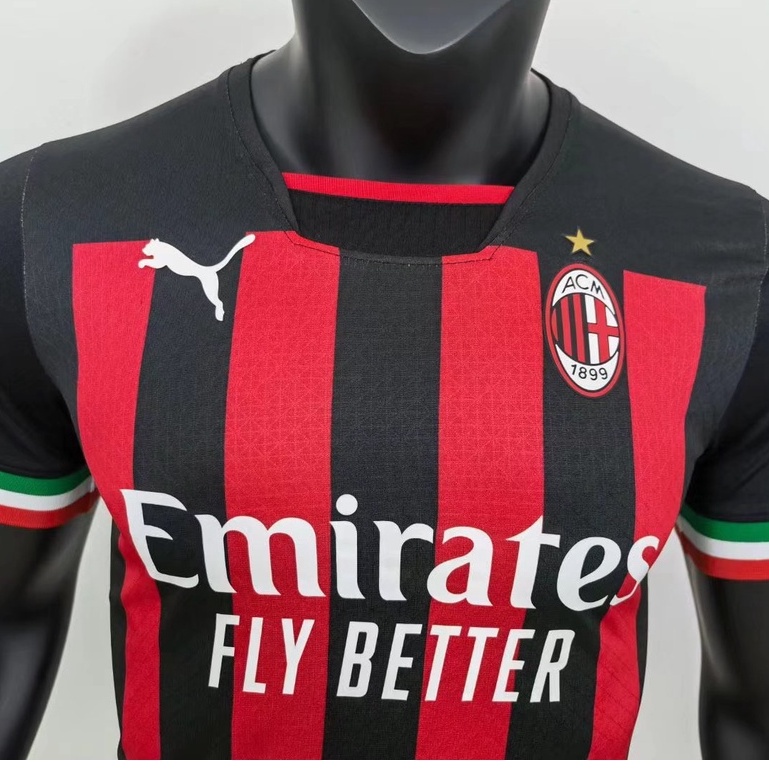 Áo Thun Bóng Đá Đội Tuyển AC Milan Size 22/23