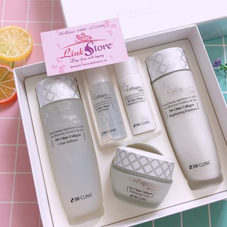 Set dưỡng trắng da 3W Clinic Collagen White Skin Care