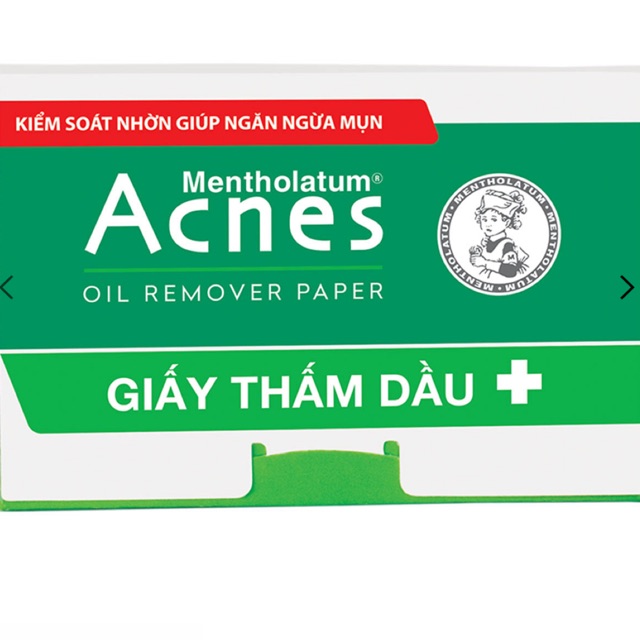 Giấy Thấm Dầu Acnes – Acnes Oil Remover Paper 100 tờ