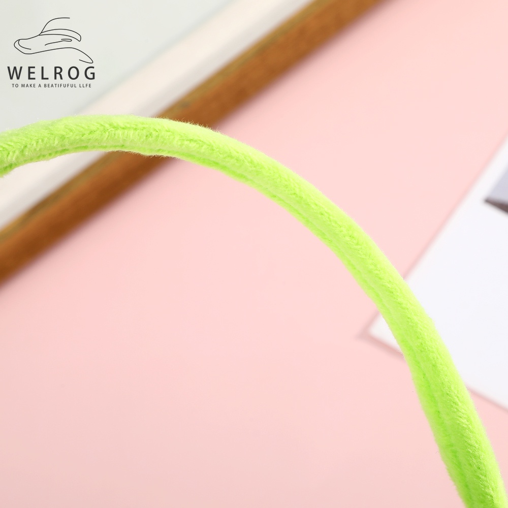 Băng đô hình mầm đậu phủ lông màu xanh lá dễ thương cho bé gái