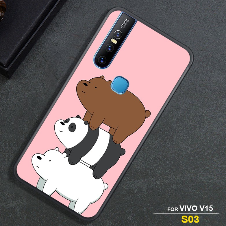 ỐP LƯNG VIVO Y15 - VIVO Y15 PRO IN HÌNH GẤU CỰC ĐẸP - SIÊU BỀN - GIÁ RẺ