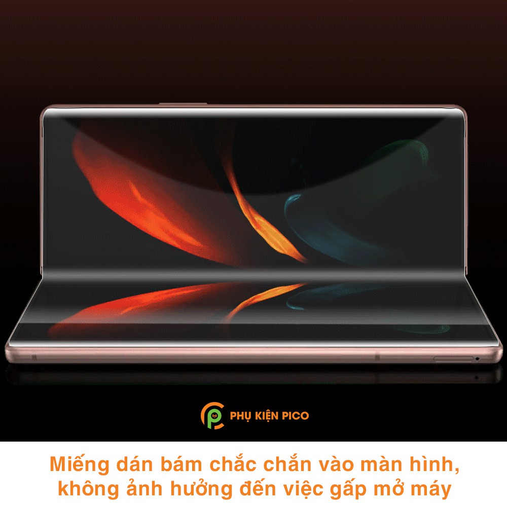 Dán màn hình chính Samsung Z Fold 2 full màn chống bám vân tay dẻo vân mờ - Dán dẻo Samsung Galaxy Z Fold 2