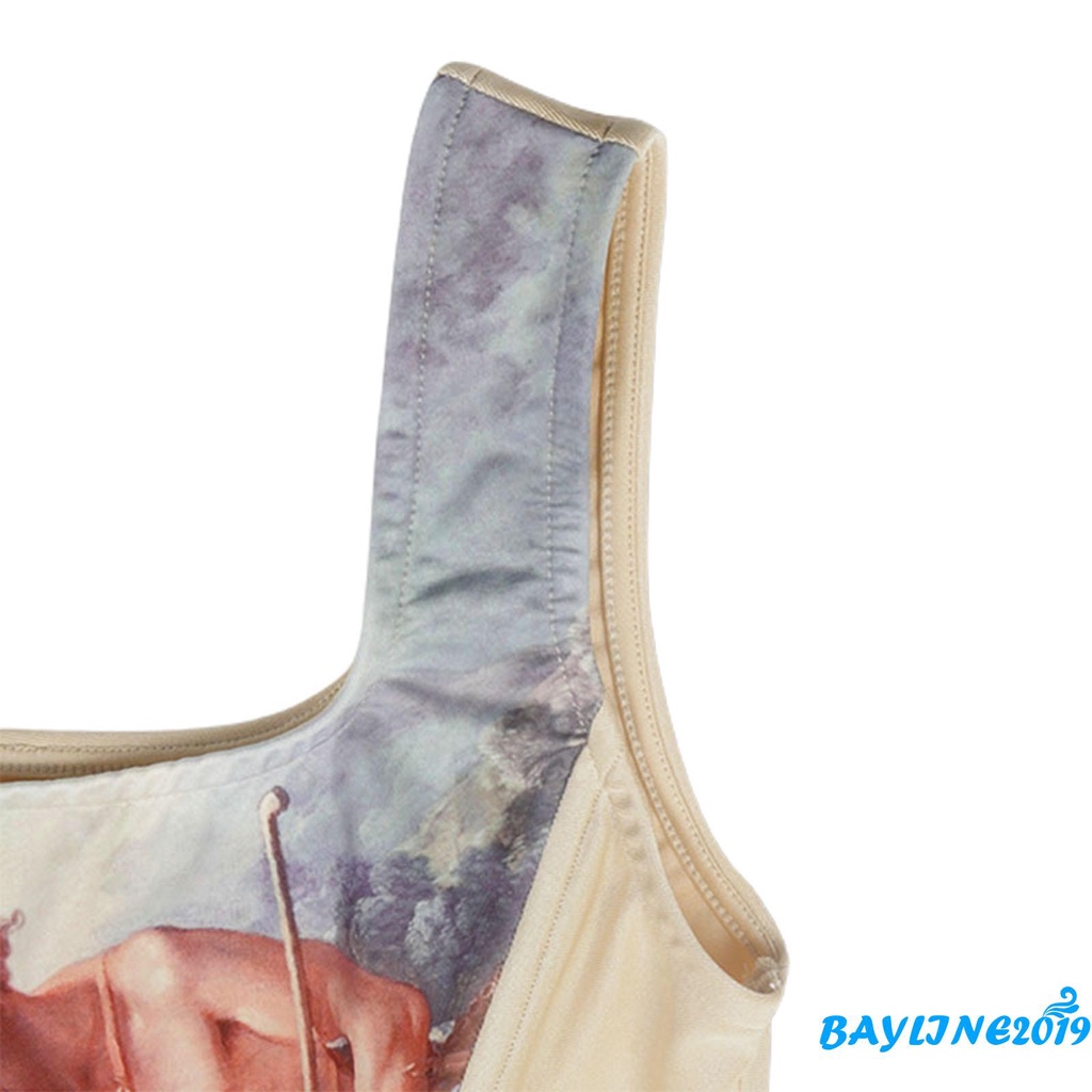 Áo Croptop Cổ Vuông Dài Tay / Không Tay Quyến Rũ Thời Trang Cho Nữ