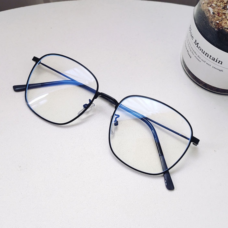 Mắt Kính Gọng Kim Loại Chống Ánh Sáng Xanh Thời Trang Mùa Hè Cho Cặp Đôi