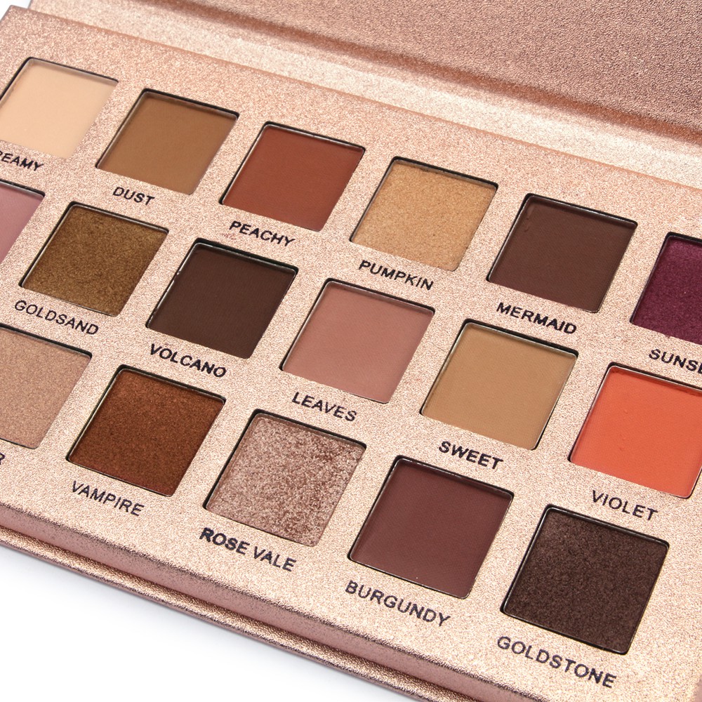 MAGEFY Bảng phấn mắt có phấn má hồng sáng bóng 18 màu trangBảng Phấn Mắt  Lì / Nhũ Kháng Nước Lâu Trôi | BigBuy360 - bigbuy360.vn