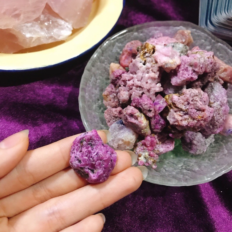 đá ruby vụn thô thanh tẩy bài tarot | BigBuy360 - bigbuy360.vn