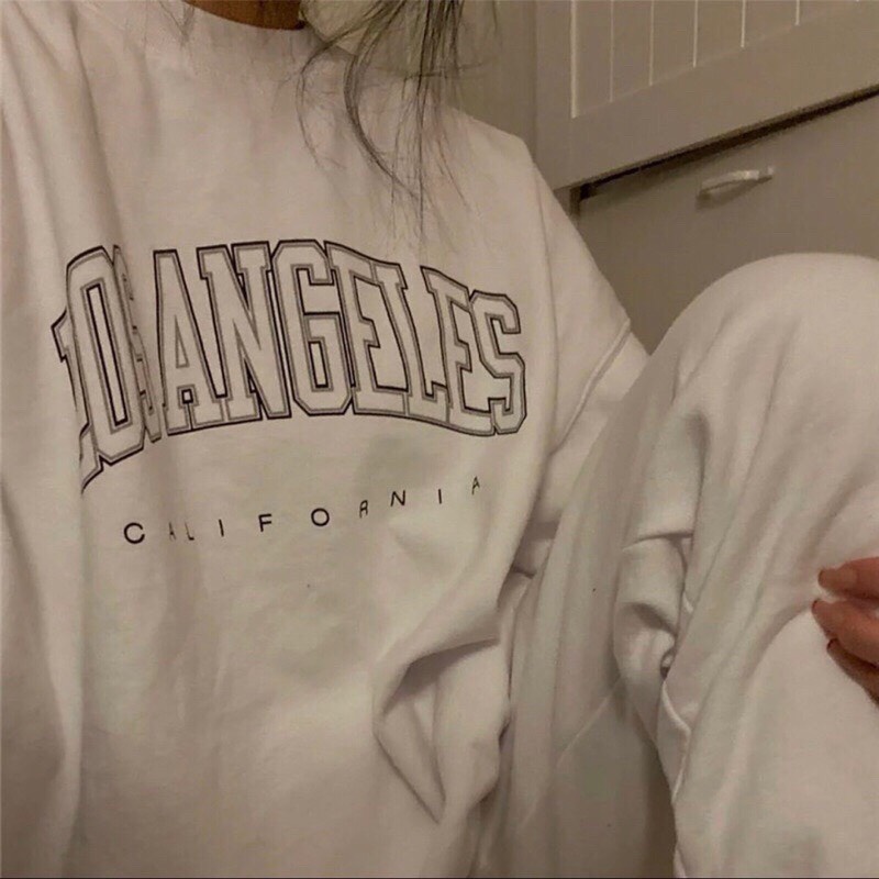 Áo Sweater nỉ da cá nam nữ trơn Los Angeles California, Áo hoodie nỉ da cá unisex thể thao cá tính Mamen Shop | BigBuy360 - bigbuy360.vn