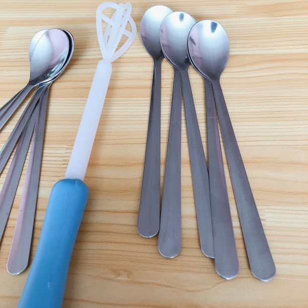 COMBO 5 MUỖNG CAFE DÀI 1 DỤNG CỤ NHẤN CAFE ĐÁNH TẠO BỘT | BigBuy360 - bigbuy360.vn