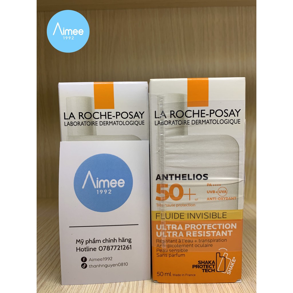 Kem chống nắng La RochePosay ANTHELIOS Fluide Invisible 50ml [Aimee1992]