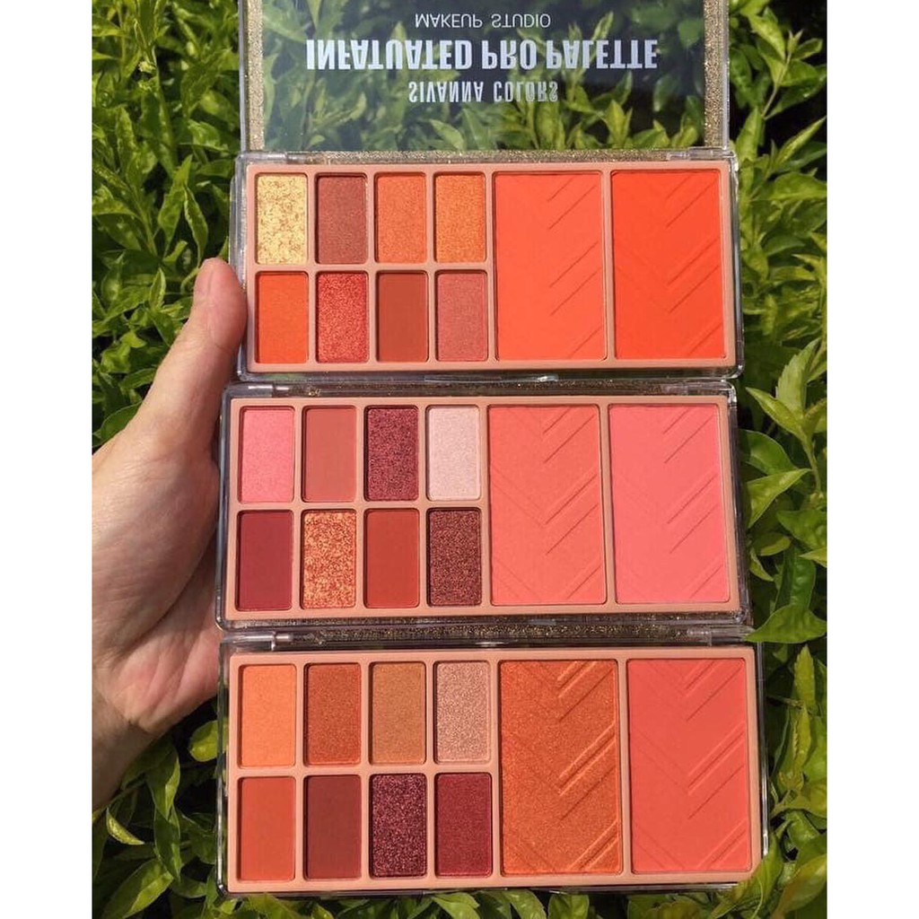 [NEW] ☣ PHẤN MẮT VÀ PHẤN MÁ HỒNG SIVANNA COLORS MAKEUP STUDIO INFATUATED PRO PALETTE "