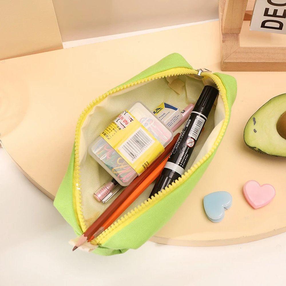 Túi Đựng Bút Bằng Vải Canvas In Hình Hổ Dễ Thương Dành Cho Học Sinh