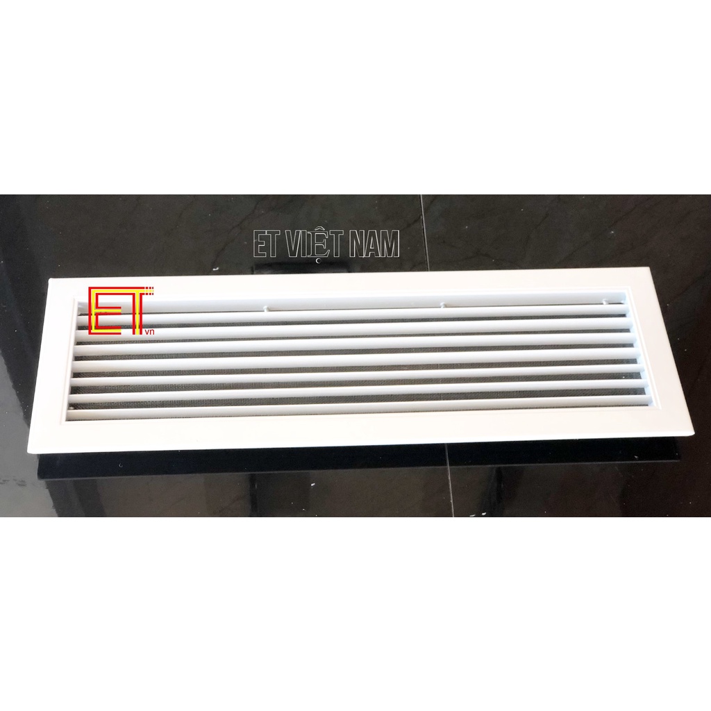 Vỉ gió cửa đi 55x15cm , chất liệu nhôm, chống chuột-muỗi-côn trùng bảo hành 12 tháng