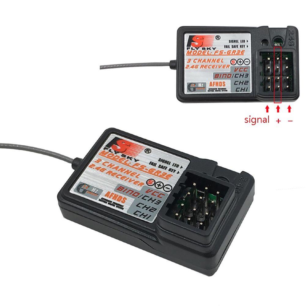Bộ Điều Khiển Từ Xa Flysky FS-GR3E 3 Kênh Chuyên Dụng Cho Xe Và Thuyền Điều Khiển Từ