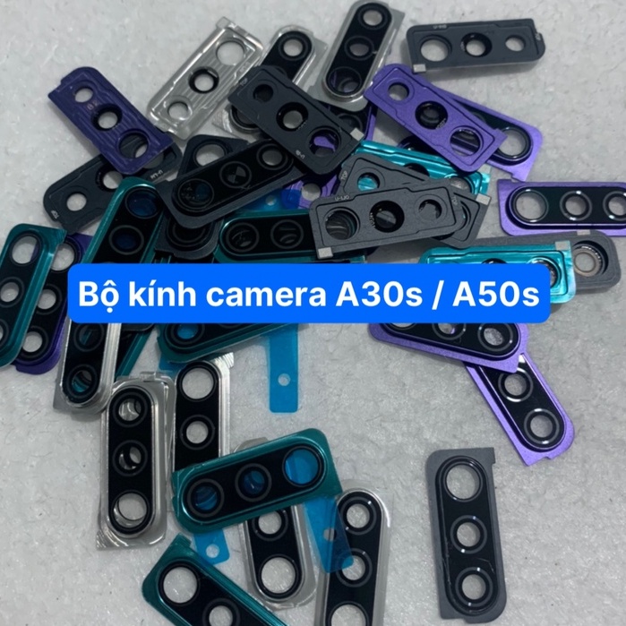 bo kính camera samsung A30s / A50s dùng chung gồm kính và vành