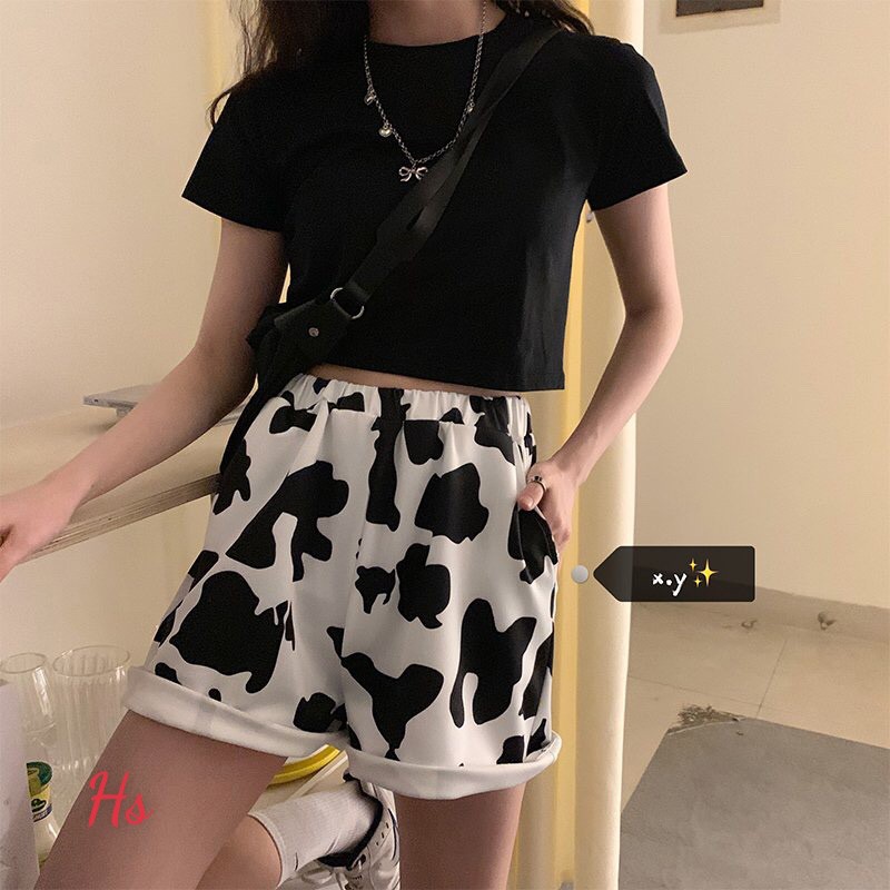 Quần đùi bò sữa ❤️HOT TREND 2021❤️ Dáng rộng thoải mái cực kỳ sexy và quyến rũ | BigBuy360 - bigbuy360.vn