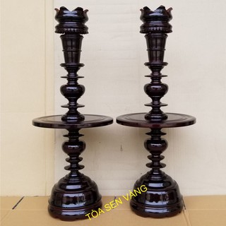 Chân Đèn Gỗ - Cặp Chân Đèn Gỗ Cao 60cm