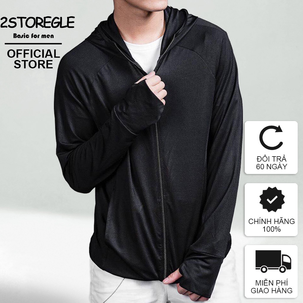 Áo Chống Nắng Nam 2STOREGLE Vải Làm Mát Thông Hơi Chống Tia UV Thời Trang Trẻ Trung