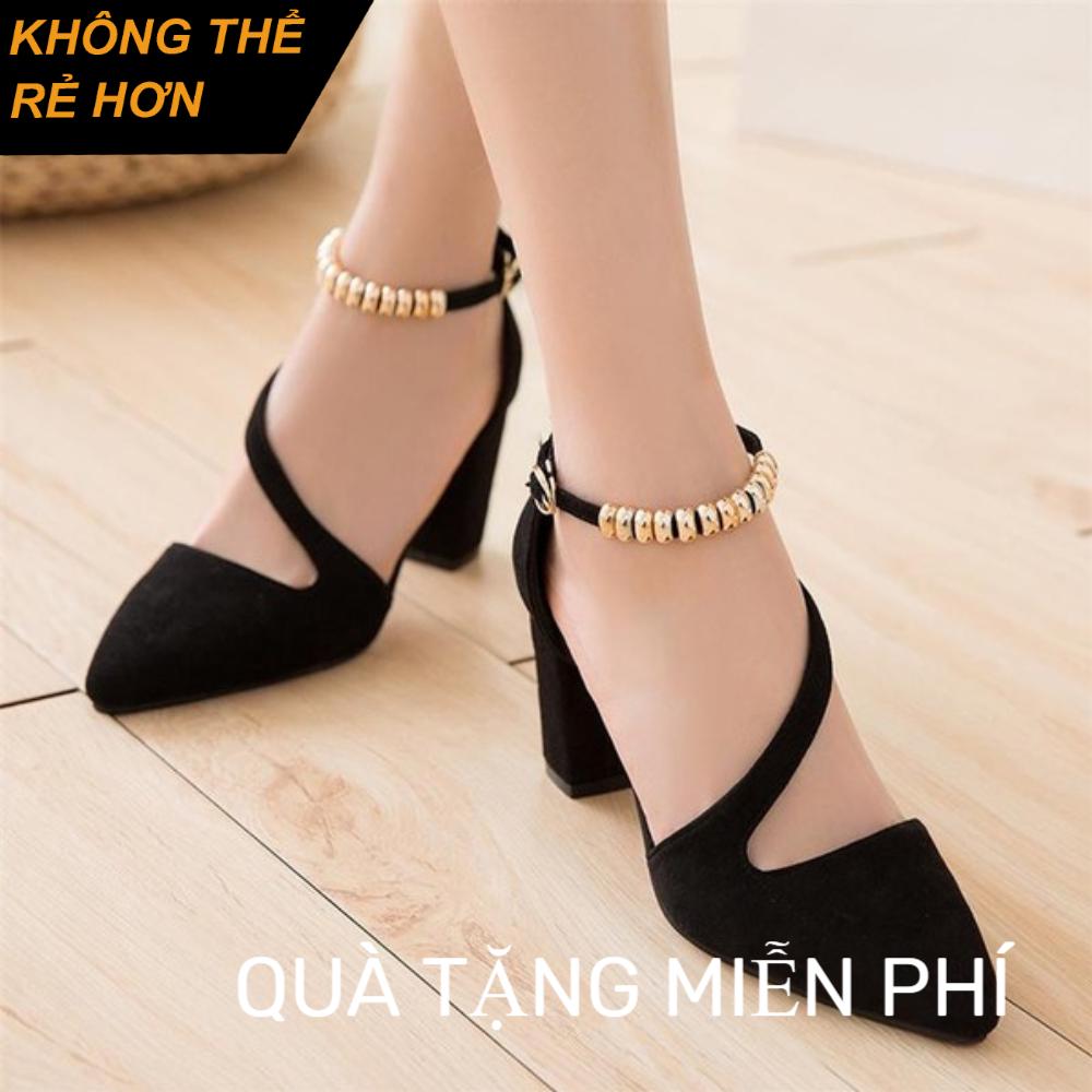 Giày Cao Gót 6 Phân Quai Ché Cao Cấp - CG601