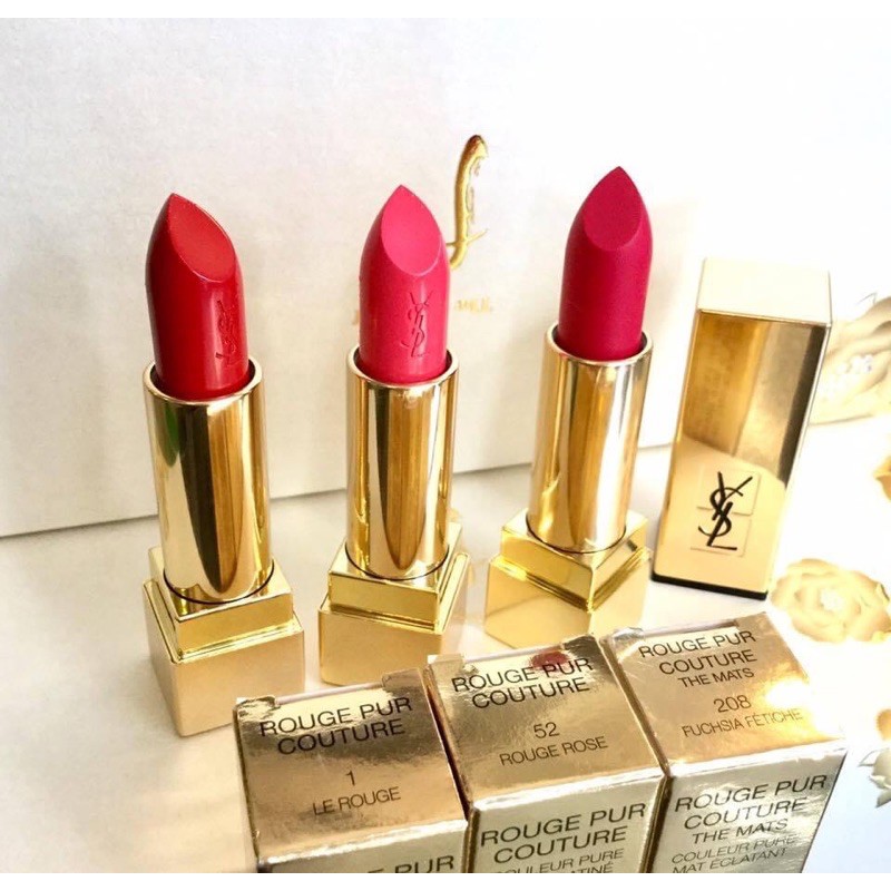 Son YSL Rouge Pur Couture - màu 1 13 17 21 23 154 156 157 202 208 214