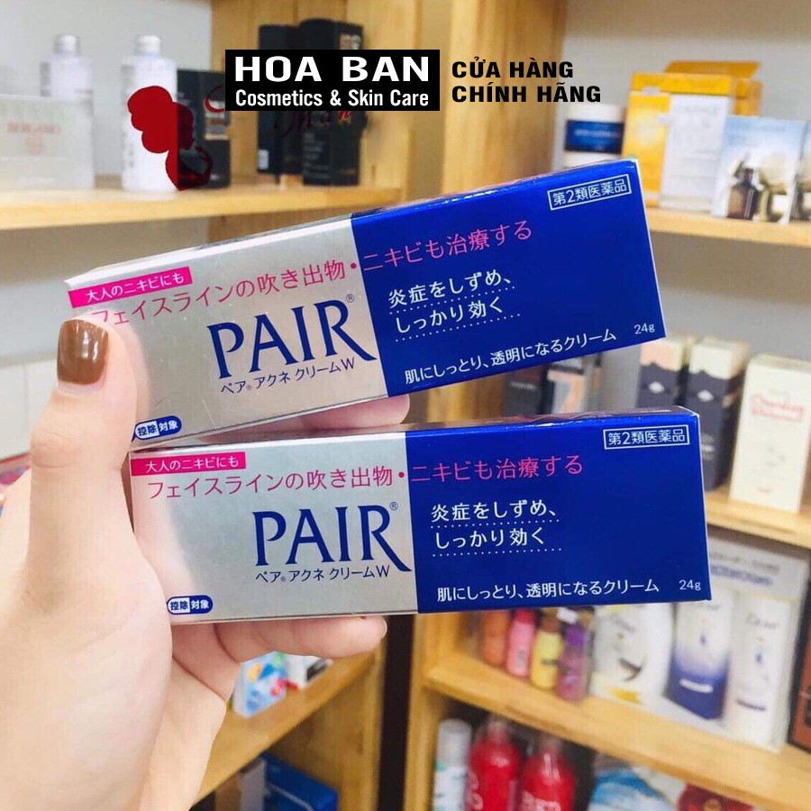 kem giảm mụn pair Kem Pair Acne Care Cream W giảm MỤN SỐ 1 NHẬT BẢN