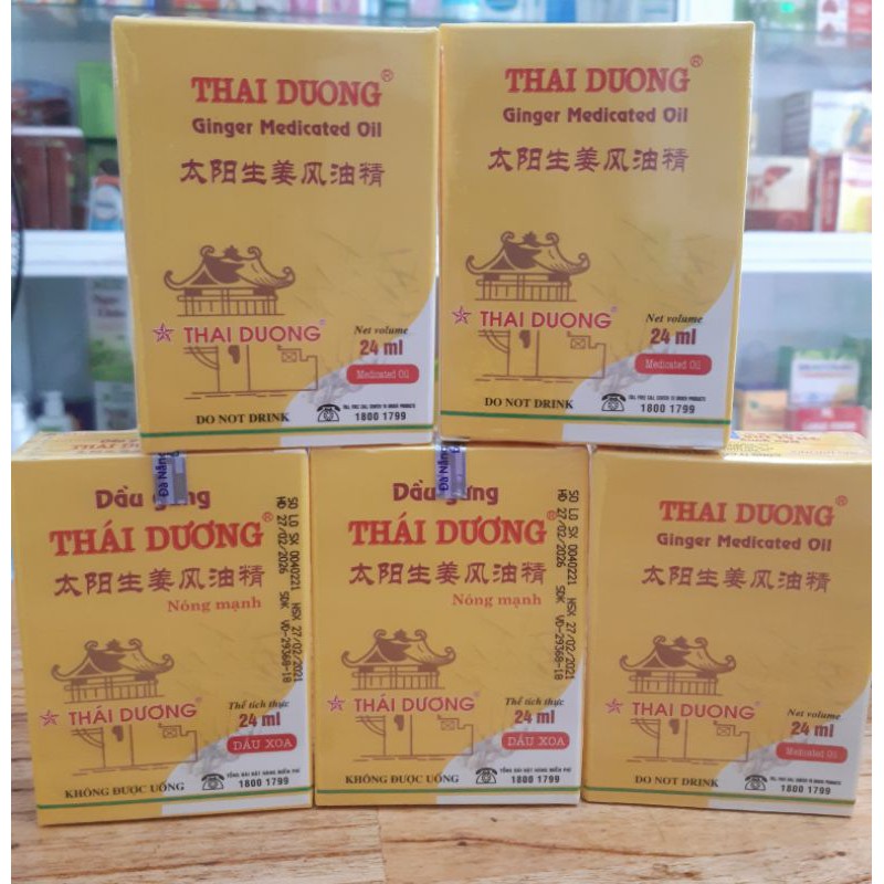 ✅ DẦU GỪNG THÁI DƯƠNG 24ML