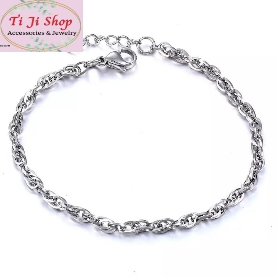 LẮC TAY NỮ INOX THÁNH GIÁ TẦNG - đẹp, không đen,