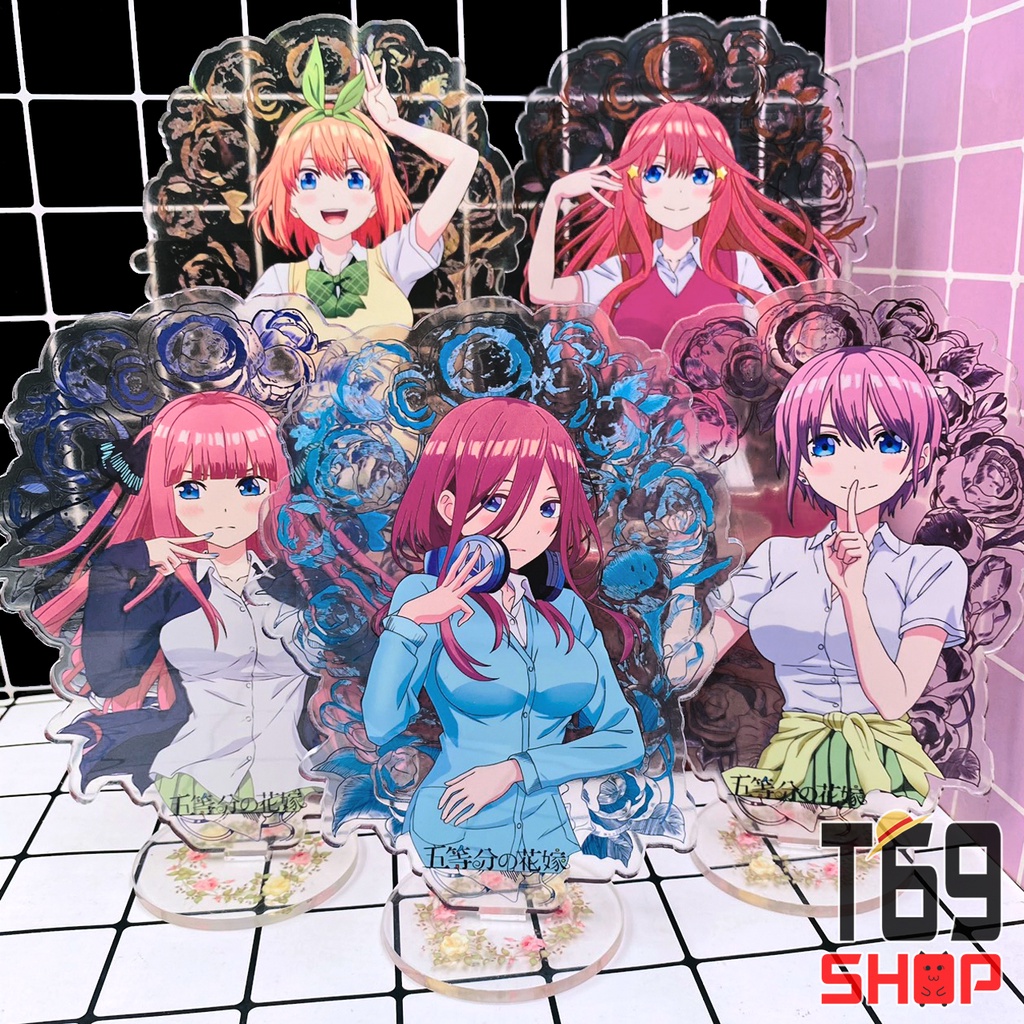 Mô hình Standee Acrylic Mica anime Gotoubun no Hanayome