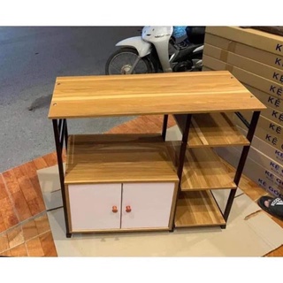 Kệ bếp đa năng để lò vi sóng khung sắt