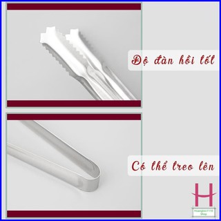 Kẹp Gắp Đá - Thịt Nướng Răng Cưa 29 cm Cao Cấp { H }