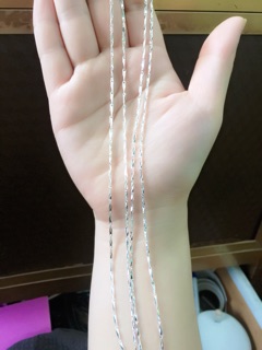 Dây chuyền bạc (ảnh thật)