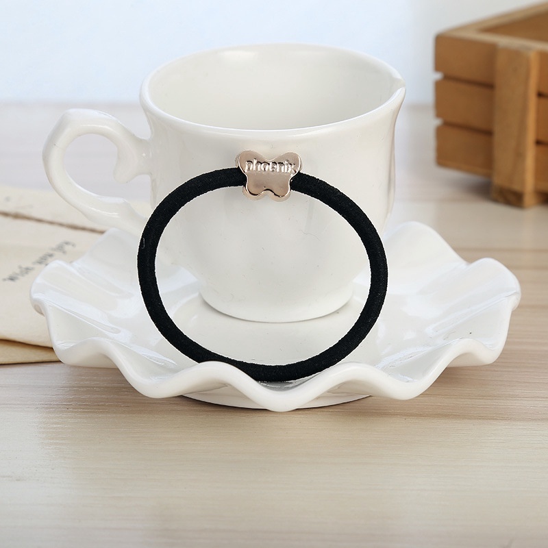 Dây buộc tóc BANMA trang trí hạt phong cách Hàn Quốc thời trang mới xinh xắn