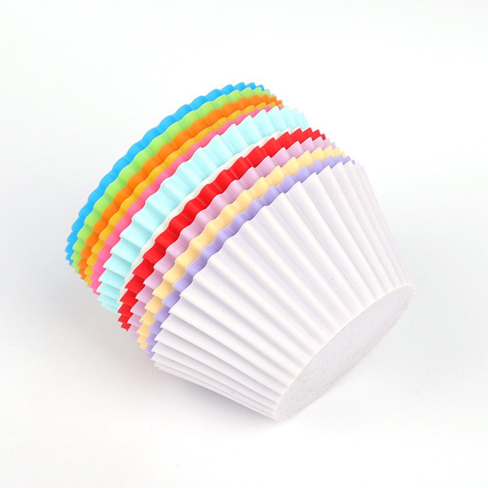 Cốc Silicone Màu Ngà Làm Bánh Cupcake