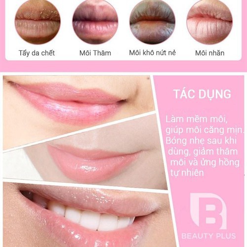 Mặt Nạ Môi Collagen Cherry Images Giúp Môi Mềm Mại Hồng Hào Cằn Bóng Dưỡng Cấp Ẩm Cho Môi