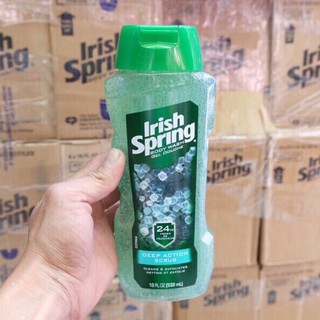 Sữa Tắm Irish Spring Deep Action Scrub Của Mỹ 532ml