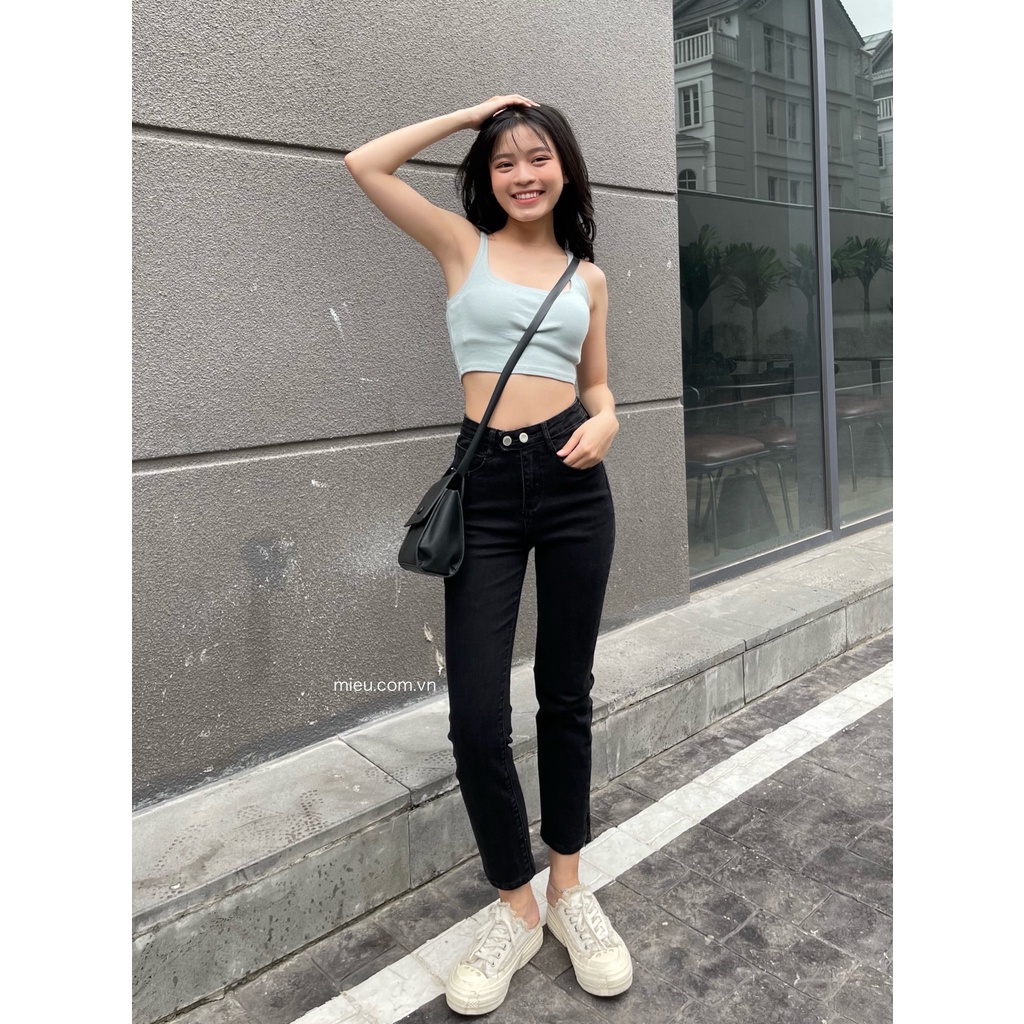 [Miều] Áo 2 dây form croptop Kona Tank Top