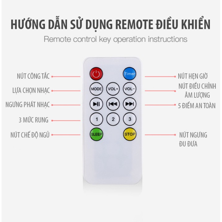 Ghế Rung Điện Bluetooth Thông Minh Cho Bé | Home and Garden