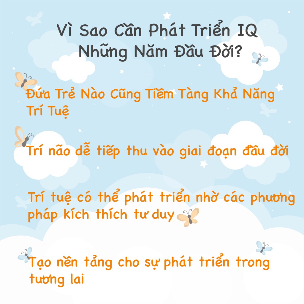 Bộ 8 Quyển Phát Triển IQ Cho Bé 5-6 Tuổi, Giúp Bé Phát Triển Khả Năng Học Tập - Orgavil