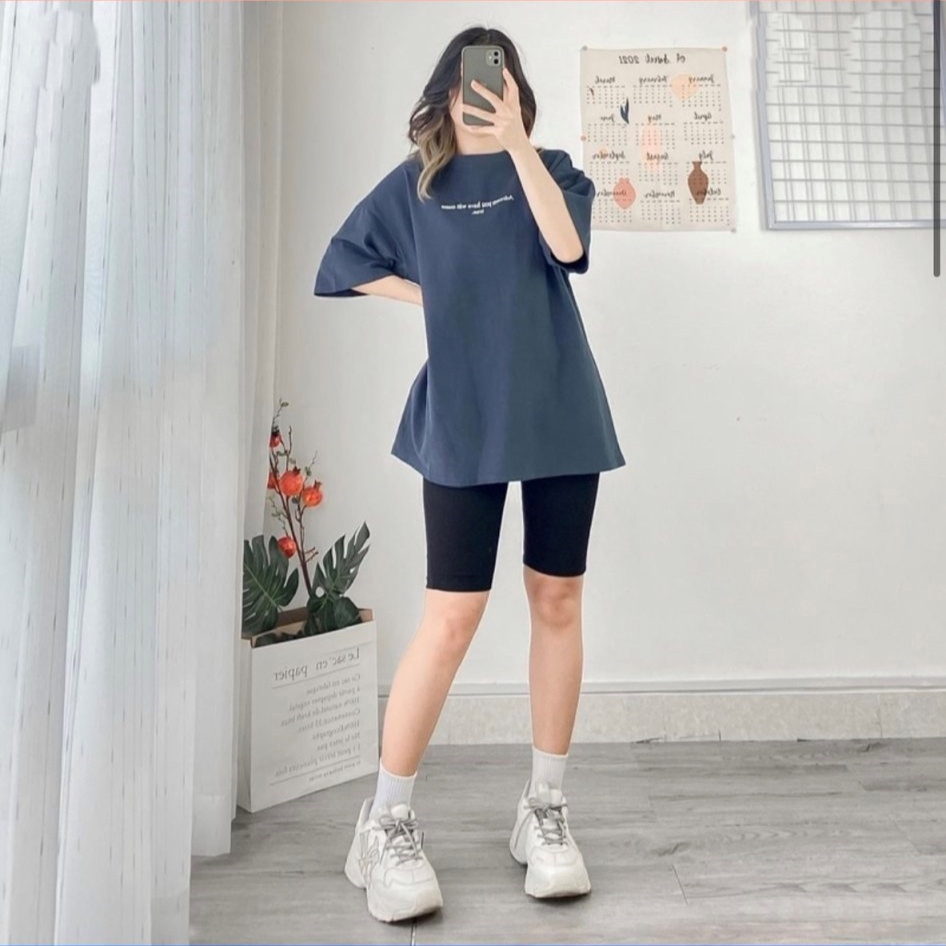 Quần lửng legging ống ôm dành cho nữ chất cotton co dãn 4 chiều